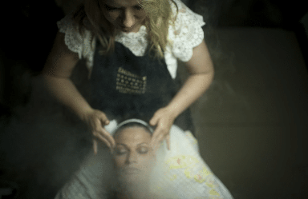 Person getting a custom massage in Minneapolis