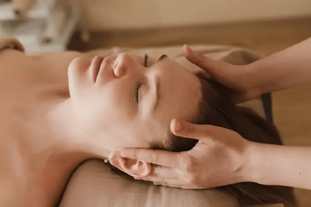 Head massage for migraine relief at Master of Massage Minneapolis